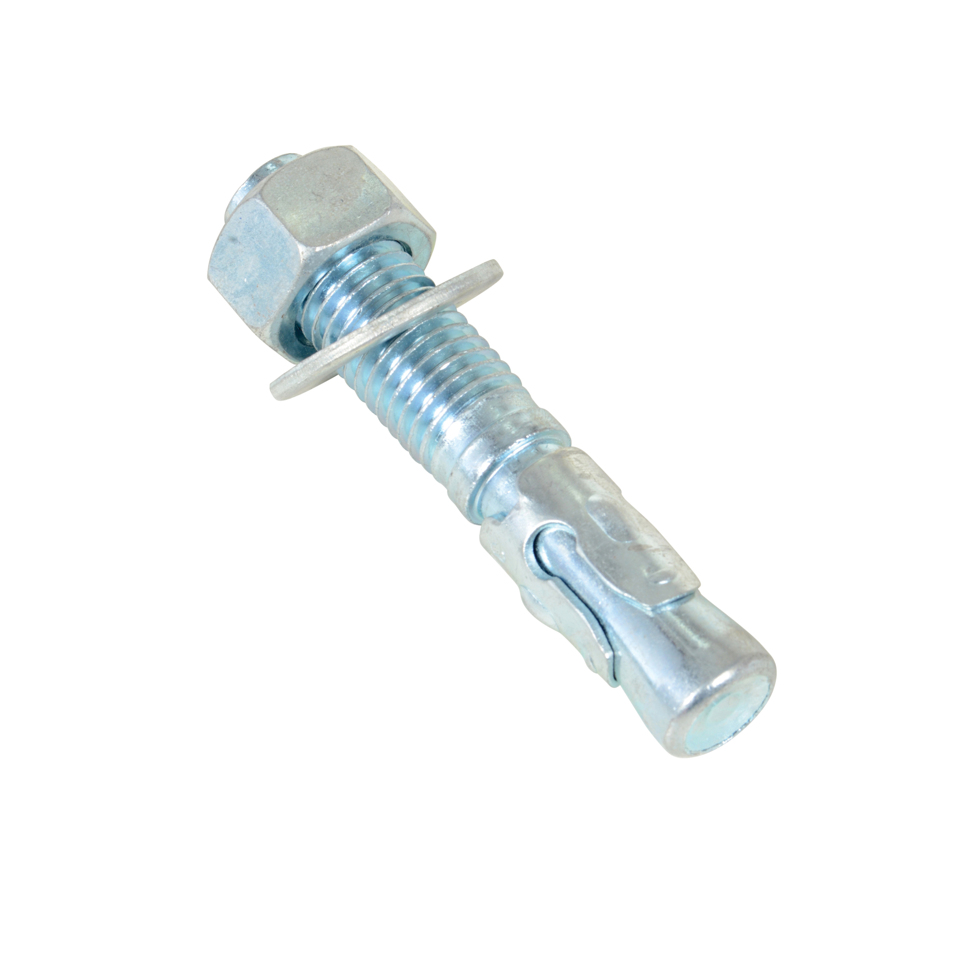 Vestil Steel Concrete Anchor Bolts - 0.75in. x 4in., Zinc-Plated, Model# AS-344